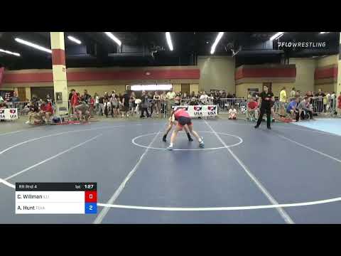 80 Lbs Rr Rnd 4 - Calliope Willman, Illinois Vs Addison Hunt, Texas Takedown Academy 36a2