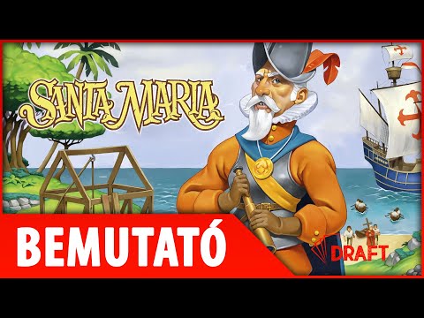 Mária, aki kicsit sánta | Santa Maria társasjáték bemutató - :: DRAFT :: Társasjáték vlog