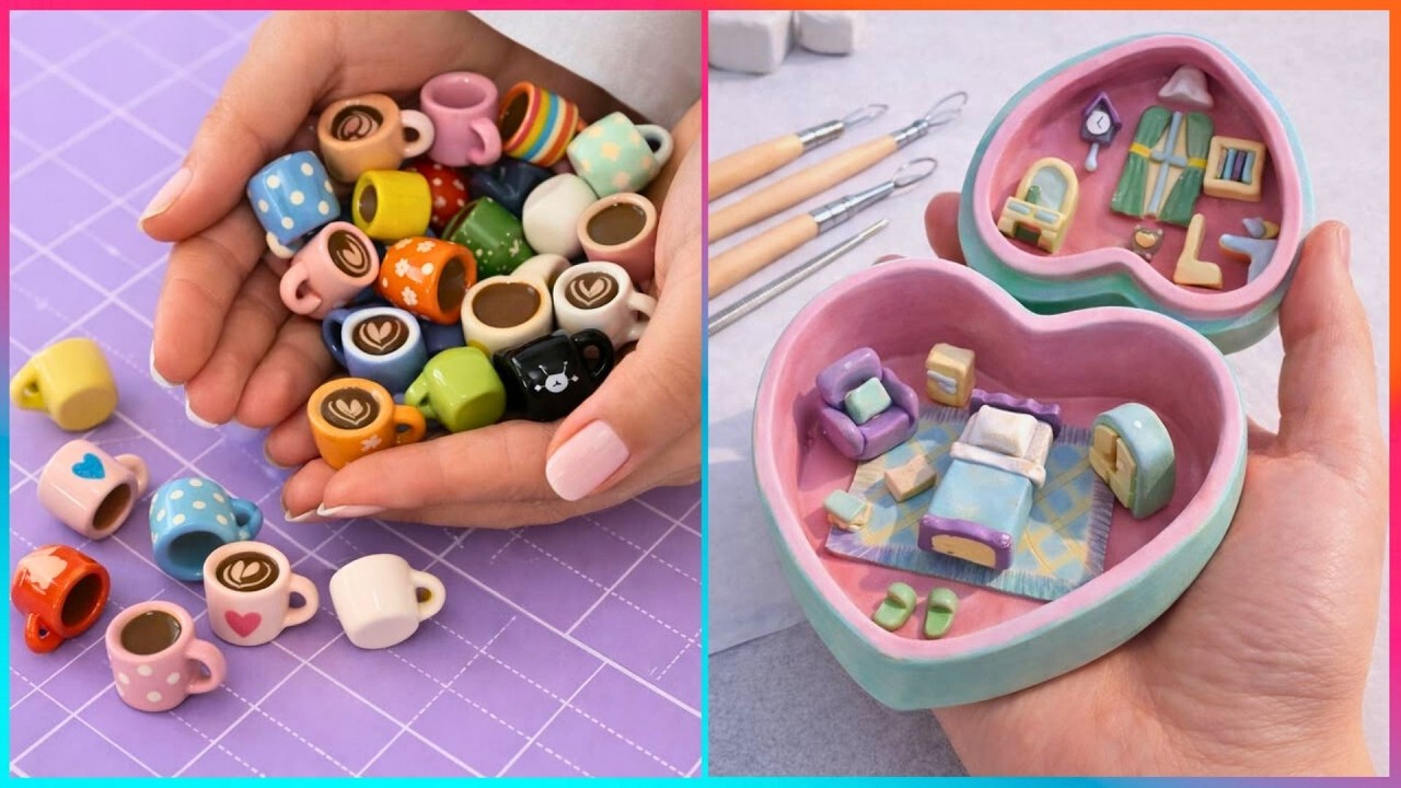 Cute & Easy Clay Ideas To Do When Bored ▶ 4