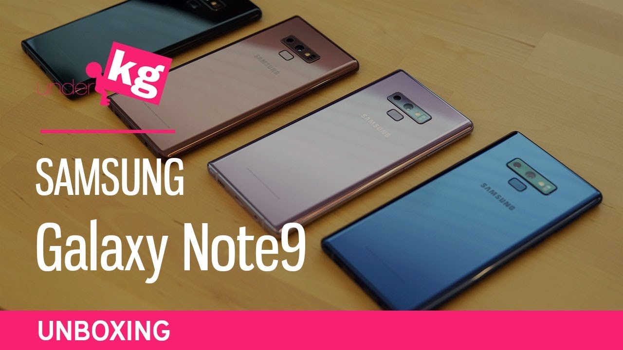Unboxing All Four Colors of Samsung Galaxy Note9!! [4K]