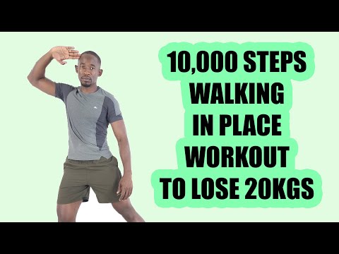 10000 Steps INTENSE Walk at Home Cardio Workout Melt 700 Calories