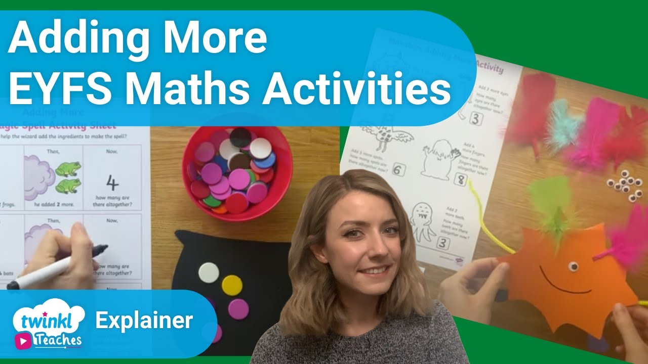 'Adding More' EYFS Maths Activities