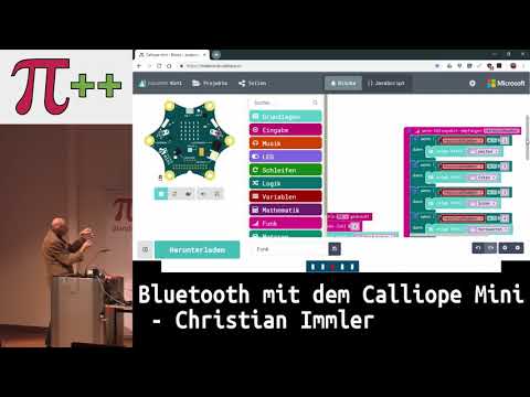 Bluetooth mit dem Calliope Mini – Pi and More 11½ - HS Niederrhein - 6. April 2019