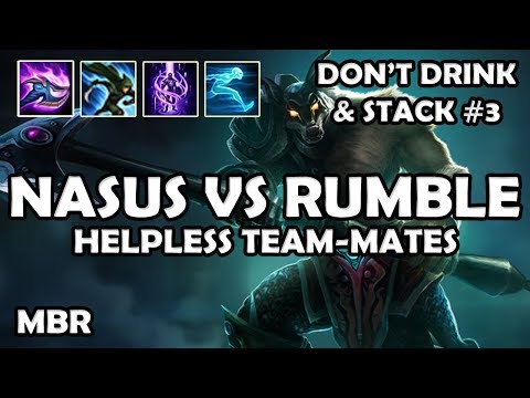Red DreadKnight Nasus Vs Rumble | StormRaiders Surge / 45%CDR | Season 7