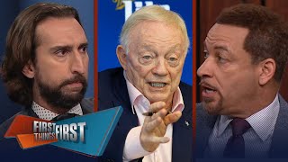 First things first | Nick Wright reacts to Jones and Cowboys, saying 'all-in' is just another bluff