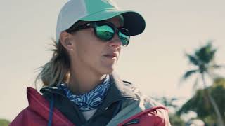 Costa del Mar Polarizační brýle Waterwoman - Lesklá Blond Crystal  a Měděná stříbrná zrcadlová