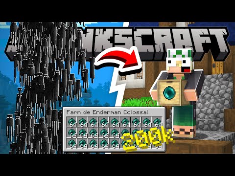 A FARM MAIS INSANA DE ENDERMAN QUE JÁ FIZ! - StonksCraft #31