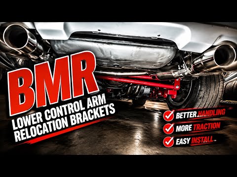 93-02 Camaro Lower Control Arm Relocation Brackets-Install BMR Relocation Brackets on 4th Gen Fbody
