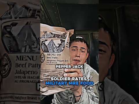 Soldier Rates Military MRE Food