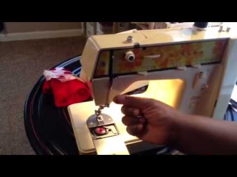 Singer Genie Sewing Machine, HOW TO THREAD this classic 1970's Machine