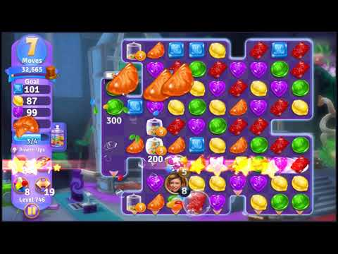Wonka's World of Candy Level 746 - NO BOOSTERS + FULL STORY 🍫 | SKILLGAMING ✔️