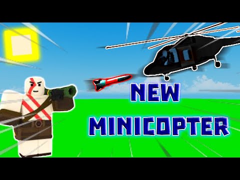 THE NEW MINICOPTER!!! IS MOST OP ITEM THE GAME