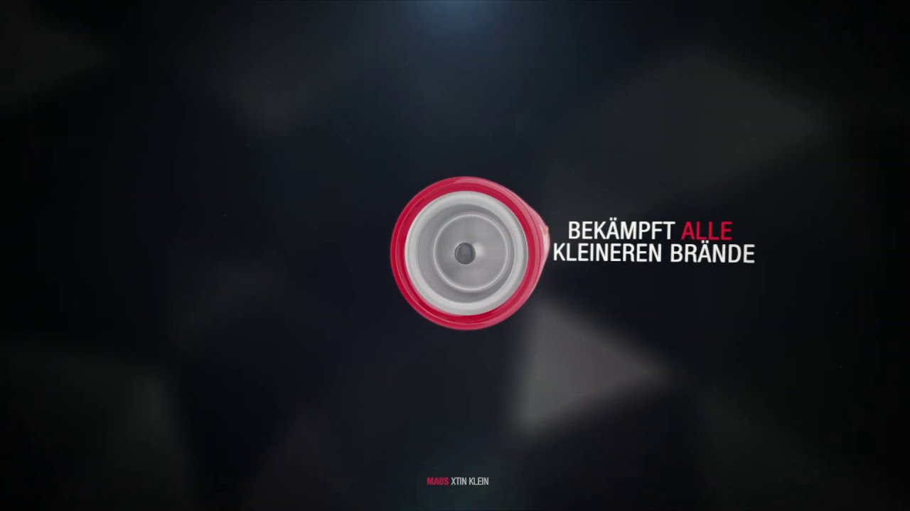 MAUS Switzerland Spray d’extinction d’incendie Xtin «Petit» Classe d'incendie ABCF