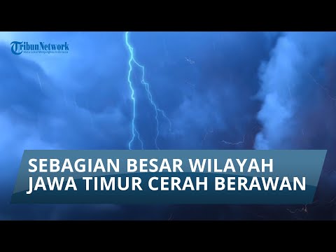 SEBAGIAN BESAR WILAYAH JAWA TIMUR CERAH BERAWAN