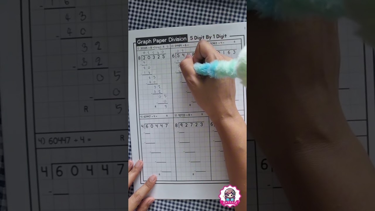 😉Division practice #worksheet #printable #mathworksheet #teacherspayteachers #nataliestudio