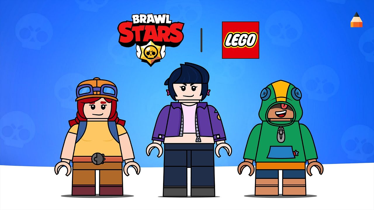 How To Draw Lego Brawl Stars Characters