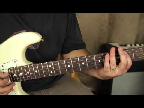 Stevie Ray Vaughan - Pride and Joy - How to play on guitar - tutorial - opening