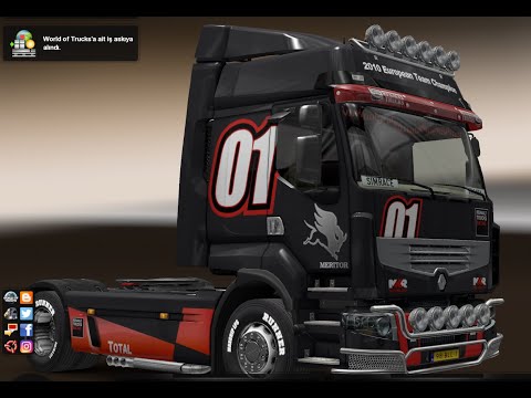 ETS2 (Amsterdam-Vaxjö) Renault Premium 460