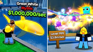 I Caught RAREST Fish and Built MAX LEVEL Aquarium in Roblox Fish and Fight!