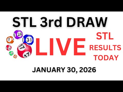 STL  3rd  DRAW RESULTS  7:00 PM LIVE DRAW  JANUARY  30,  2026