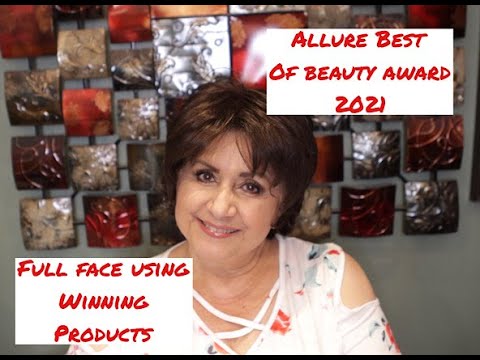 ALLURE BEST OF BEAUTY AWARD 2021/FULL FACE WITH ALL THE PRODUCTS!!!!