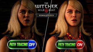 【Witcher 3 Remastered】パストレーシングONで新作級グラフィックに激変！比較検証