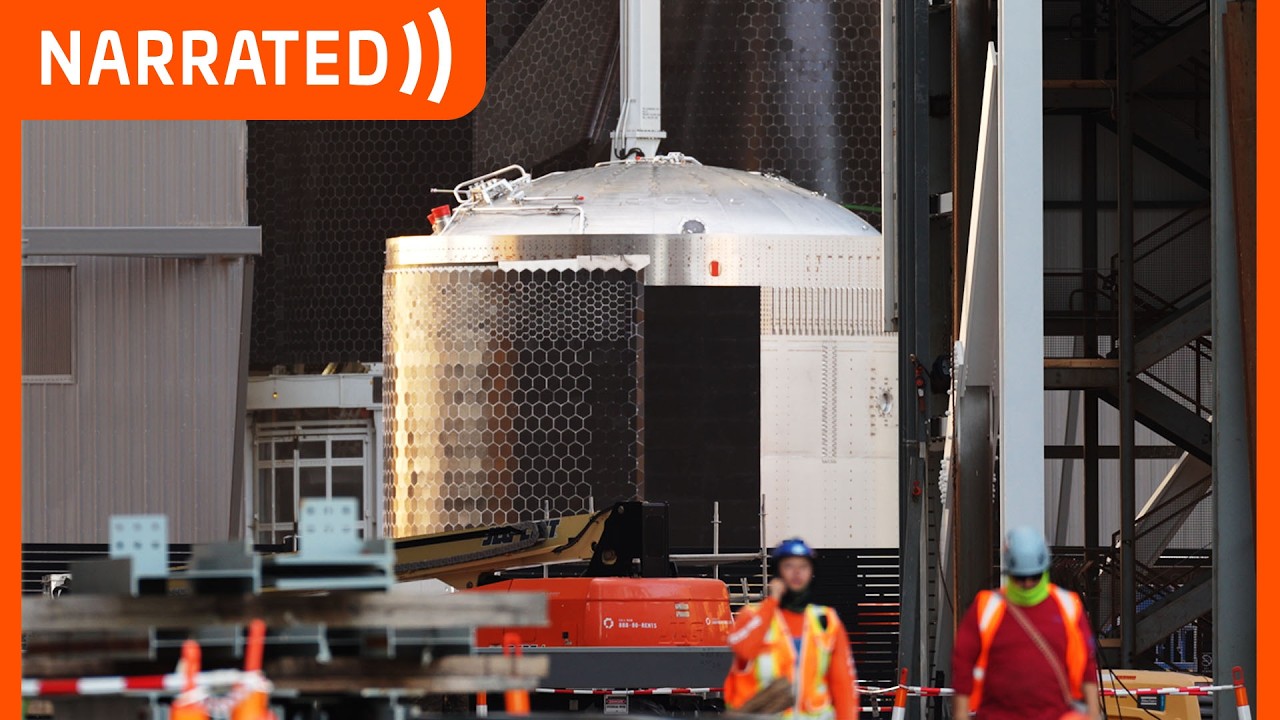 "So shiny, Ship 41 could be at a car show | SpaceX Starbase