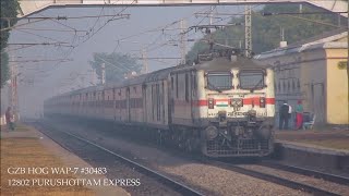 preview picture of video 'Purushottam Express Tears Apart KCN At Full Pace || Indian Railways'
