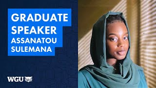 Graduate Speaker Assanatou Sulemana, School of Technology - WGU 2025 Chicago Commencement