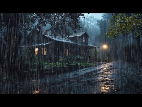 Sonido de Lluvia Relajante para Dormir en 10 Minutos - Lluvia y Truenos en Bosque, ASMR #163