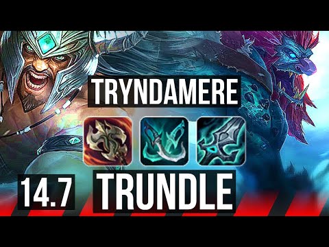 TRYNDAMERE vs TRUNDLE (TOP) | 1700+ games, 11/2/6 | NA Diamond | 14.7