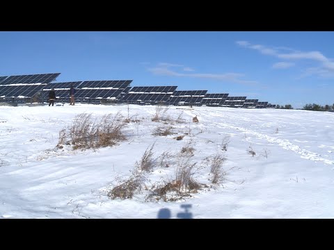 Portland flips switch on large solar array at old landfill