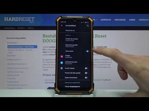 Cómo activar el modo oscuro en DOOGEE S88 Pro - modo nocturno