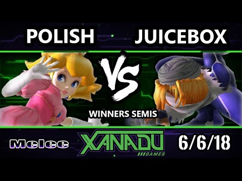 S@X 253 SSBM - Polish (Peach) Vs. Juicebox (Sheik) - Smash Melee Winners Semis