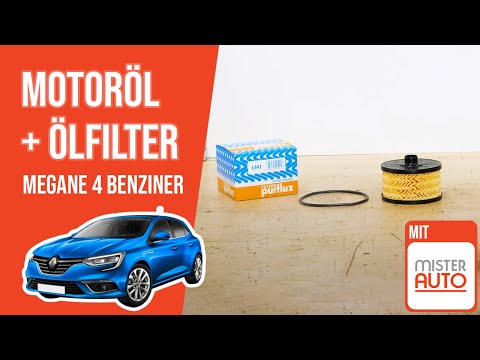 How to change the engine oil and oil filter on a Megane 4 1.3 TCe 🛢