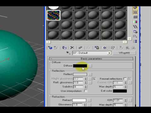 comment appliquer texture vray