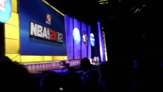 Kobe Bryant at Sony's E3 2011 Press Conference (nba 2k11 nba)