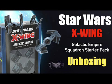 UNBOXING: X-Wing Galactic Empire Starter Squadron