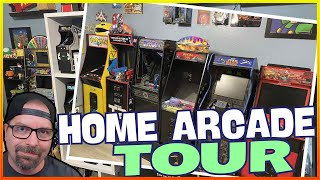 3/4 Scale Home Arcade GameRoom Tour! Controlled Chaos?