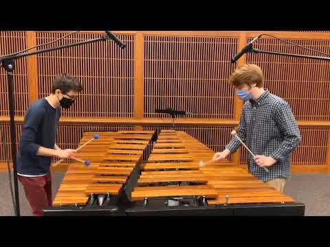 Philip Glass - Mad Rush (Marimba Duet)