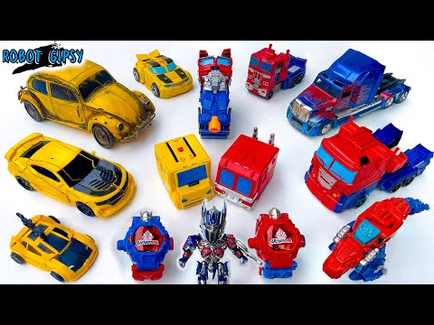 JADA Optimus Prime TRANSFORMERS Toys | RED & YELLOW Tobot Robot BUMBLEBEE The BEASTS