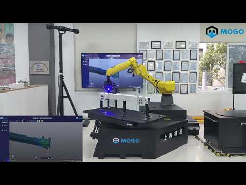 Our in-house Smart Station integrated with Creaform MetraSCAN 3D