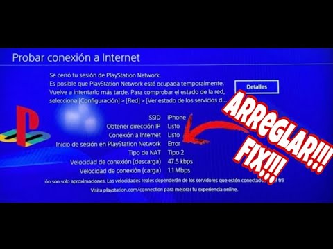 COMO ARREGLAR ERROR EN PS4 DE PLAYSTATION NETWORK (PSN)/ HOW TO FIX PLAYSTATION NETWORK ERROR