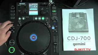 Video thumbnail for DJkit.tv get an exclusive peek at the Gemini CDJ-700 by djkit®