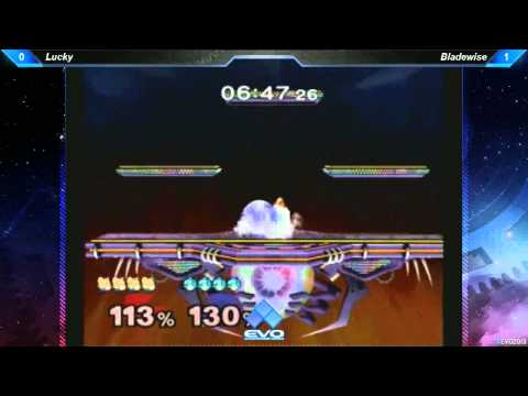 EVO 2013 SSBM Pools A62 - Lucky (Fox) vs Bladewise (Peach)
