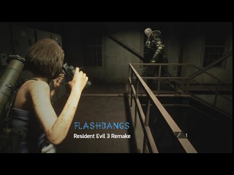 RESIDENT EVIL 3 REMAKE - Nemesis Vs The Flashbang