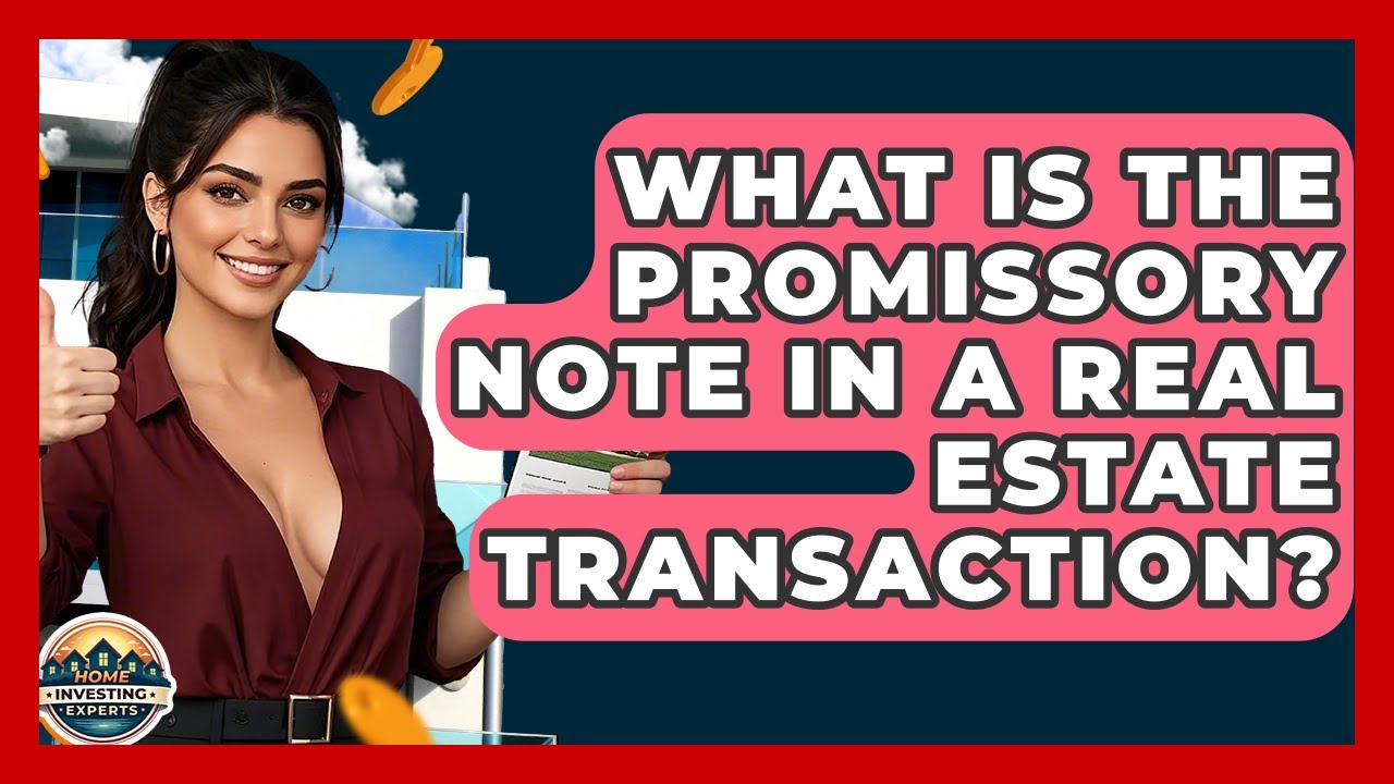 What Is The Promissory Note In A Real Estate Transaction? - Home Investing Experts