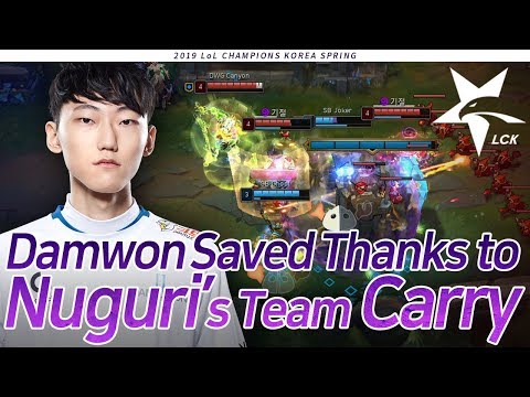 Damwon Saved Thanks to Nuguri’s Team Carry : DWG vs SB [2019 LCK Highlight] Match21 Game2