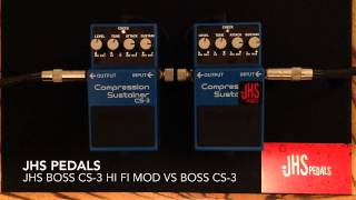 Video thumbnail for JHS Pedals Boss CS-3 Hi Fi Mod vs Boss CS-3 by Curtis Kent
