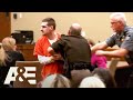 Court Cam: Murderer LUNGES at Prosecutor During Sentencing | A&E